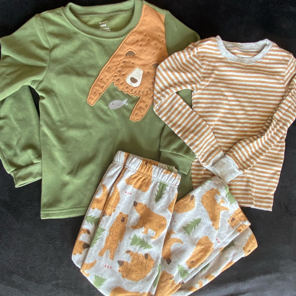 NWOT 3pc Pajama Set Size 6